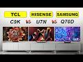 TCL C9K vs Hisense U7N vs Samsung Q70D – HDR &amp; Color Performance Tested