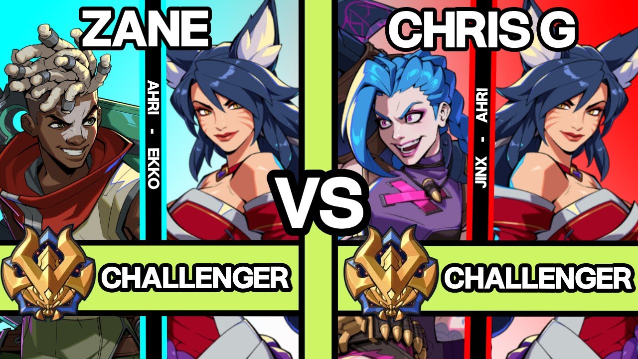 2XKO ▰ CHRIS G (Jinx-Ahri) vs ZANE (Ahri-Ekko) ▰ 2XKO Pro Replays