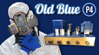 Fixing This Tube Amp Is Gonna Kill Me 1957 Eico Hf-52 P4 Spray Painting The Cadmium Chassis