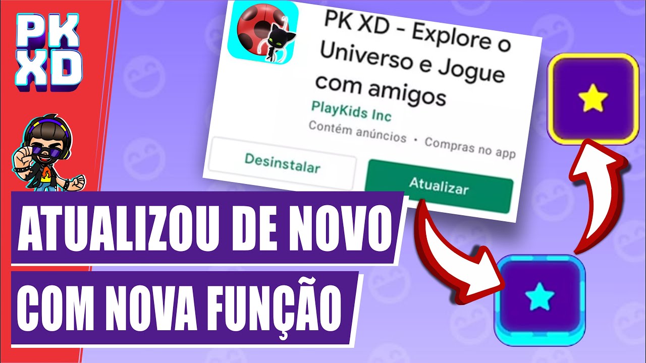 PK XD ATUALIZOU DE NOVO CHEGOU NOVA FUNÇÃO, NOVO PORTAL