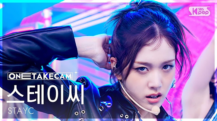 [단독샷캠4K] 스테이씨 'BEBE' 단독샷 별도녹화│STAYC ONE TAKE STAGE│@SBS Inkigayo 250323