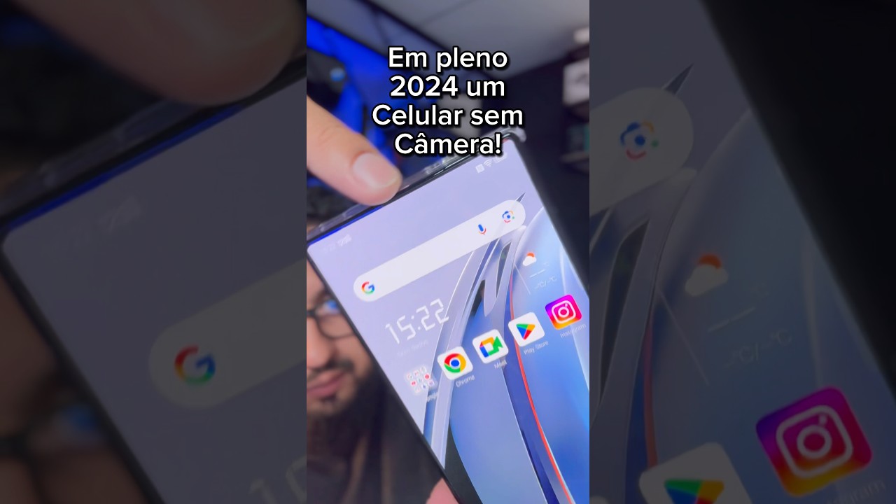 Em pleno 2024 temos um celular top de linha sem câmera de selfie?