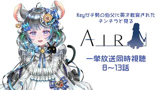 key英才教育を受けたチンチラと一緒に見る　#AIR 8話～13話　#同時視聴 #雑談 #vtuber #key