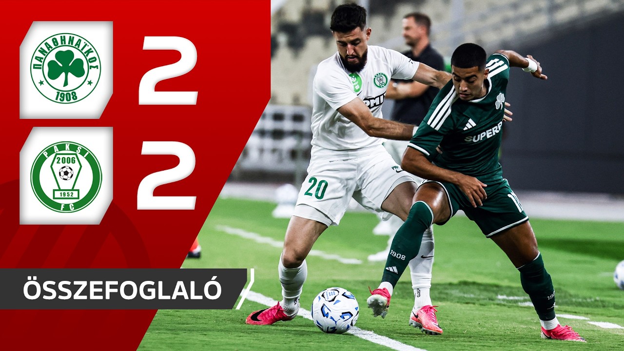 Panathinaikos FC 2–2 Paksi FC full highlights