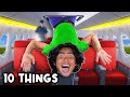 10 Things Not To Do In an AIRPLANE 2.. (ft. Alex Wassabi)