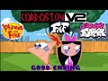 Fnf corrosion v2 mod but Isabella and Phineas singing (the good ending)