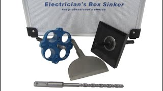 Moorcut Direct Ltd - Quadcut Square Hole Cutter/Fitting an Electrical Back Box in 1 min 30 secs