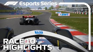 2022 F1 Esports Series Pro Championship: Race 10 Highlights