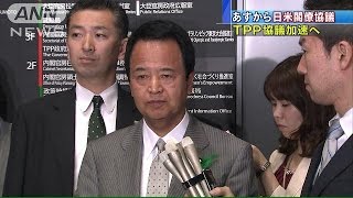 あすTPP閣僚レベル協議へ　日米首脳会談を前に(15/04/18)