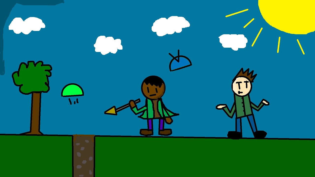 Terraria Part One: The Start To A Painful Adventure - YouTube