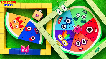 Meet Numberblocks NEW 111 Puzzle Tetris Shape| ASMR chirping of birds