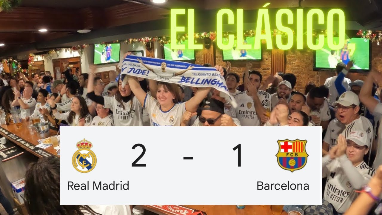 Unbelievable Scenes! 😱 REAL MADRID WIN EL CLÁSICO 