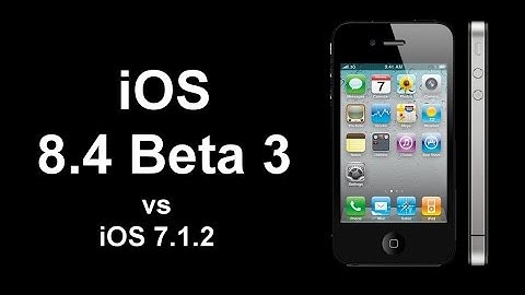 iOS 7.1.2 vs iOS 8.4 Beta 3 on iPhone 4S - Speed test