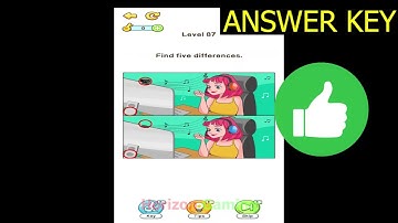 Brain Ace LEVEL 87 Find the five differences - Gameplay Walkthrough Android IOS