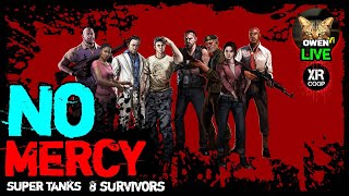 NO MERCY with 8 survivors vs SUPER TANKS ft.@xrcoop