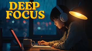 Deep Focus Study Music for Overthinking Minds 🌧️ Stop Procrastinating (1:11:11) screenshot 1