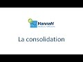 Tutoriel logiciel hannah  la consolidation