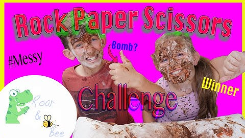 EXTREME MESSY Rock, Paper, Scissors Game