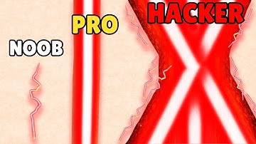 NOOB vs PRO vs HACKER in Recharge Rocket 3D
