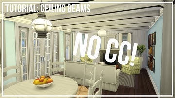 CEILING BEAMS // The Sims 4 Building Tutorial | SimmerNick