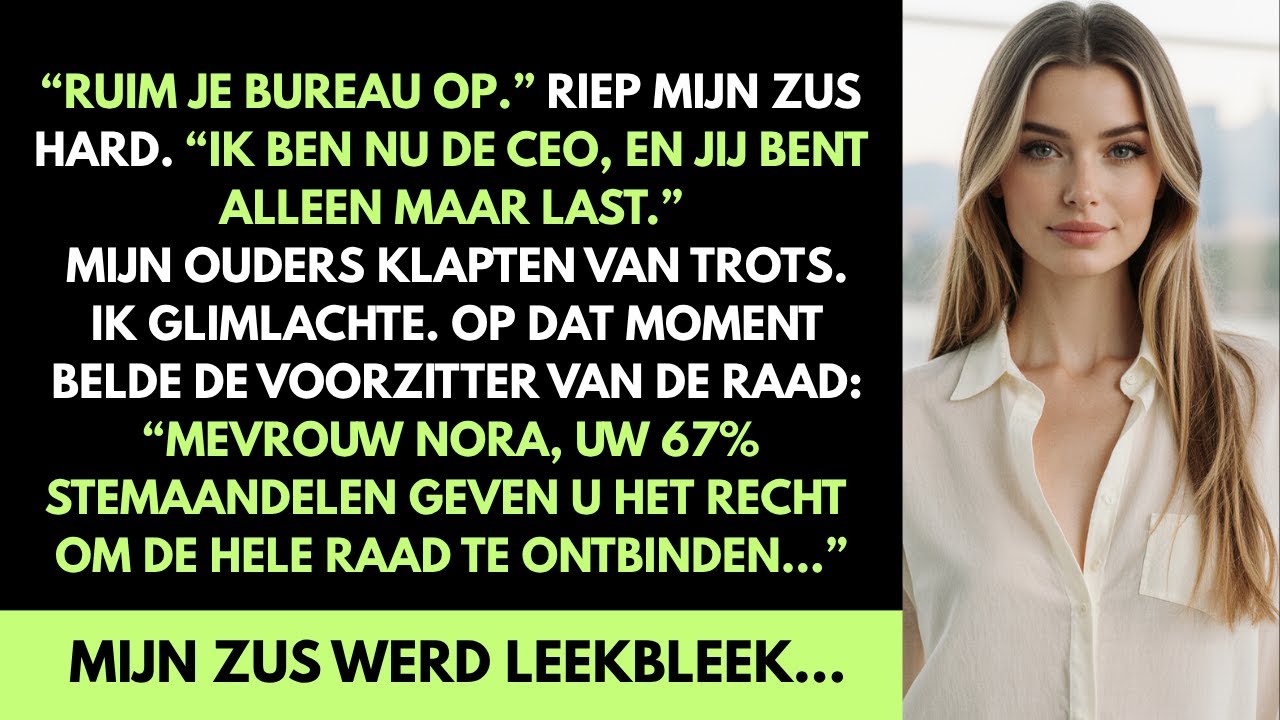 Mijn zus ontsloeg mij uit haar bedrijf, tot ze ontdekte dat ik de geheime eigenaar was.