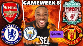 Weekly Roast of Premier League GW8..Arsenal BEAT Man City. City get ROASTED