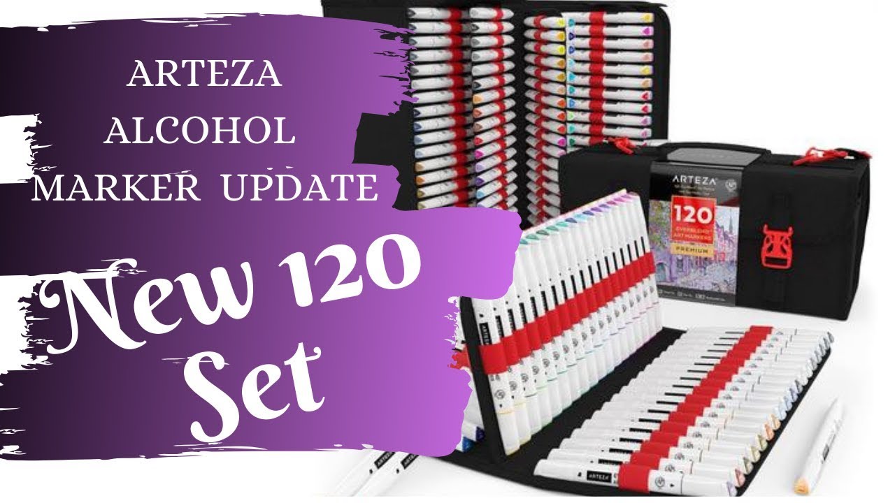 NEW! Arteza 120 Alcohol Marker SetGood News/Bad News 