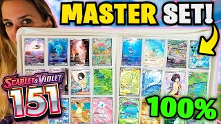 Pokemon 151 Master Set COMPLETE! Best Artworks Out Of Any Set?