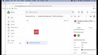 Ashraf-Baniyas Campus-MAC USERS- Invalid Certificate error - VPN connection screenshot 4