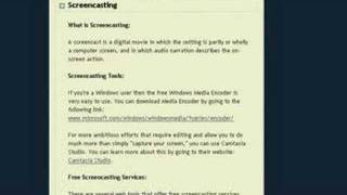Blogs, Wikis, Podcasts, and Screencasting