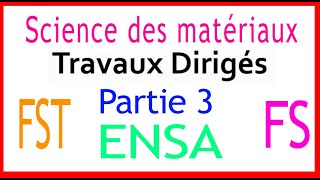 (3/3)Exercice matériau : type de liaison et classe des matériaux  (شرح مهم بالدارجة)