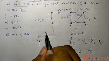 In the circuit given E = 6.0 volt, R_(1) = 100Omega, R_(2) = R_(3)=50Omega and R_(4)=75Omega. Th...