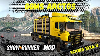 SnowRunner mod - GGMS Arctos 10x6/4 (Scania) | Сноураннер мод - GGMS Arctos 10x6/4 (Скания)