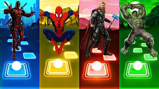 Telis Hop EDM Rush - Deadpool vs Spider-Man vs Thor vs Hulk