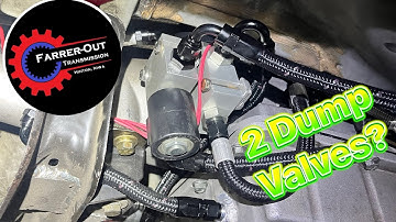 Transmission dump valves what they do and how to install. 