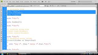 What is array in PHP? | Array Plus Index Array