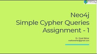 Learning Neo4j Simple Cypher Queries
