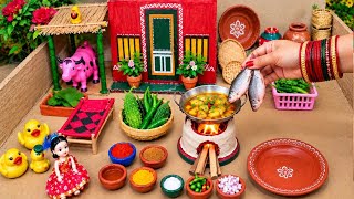 Miniature cooking recipe fungus fish 🐟 Bangladeshi style fungus fish cooking🥑Rupa cooking. screenshot 5