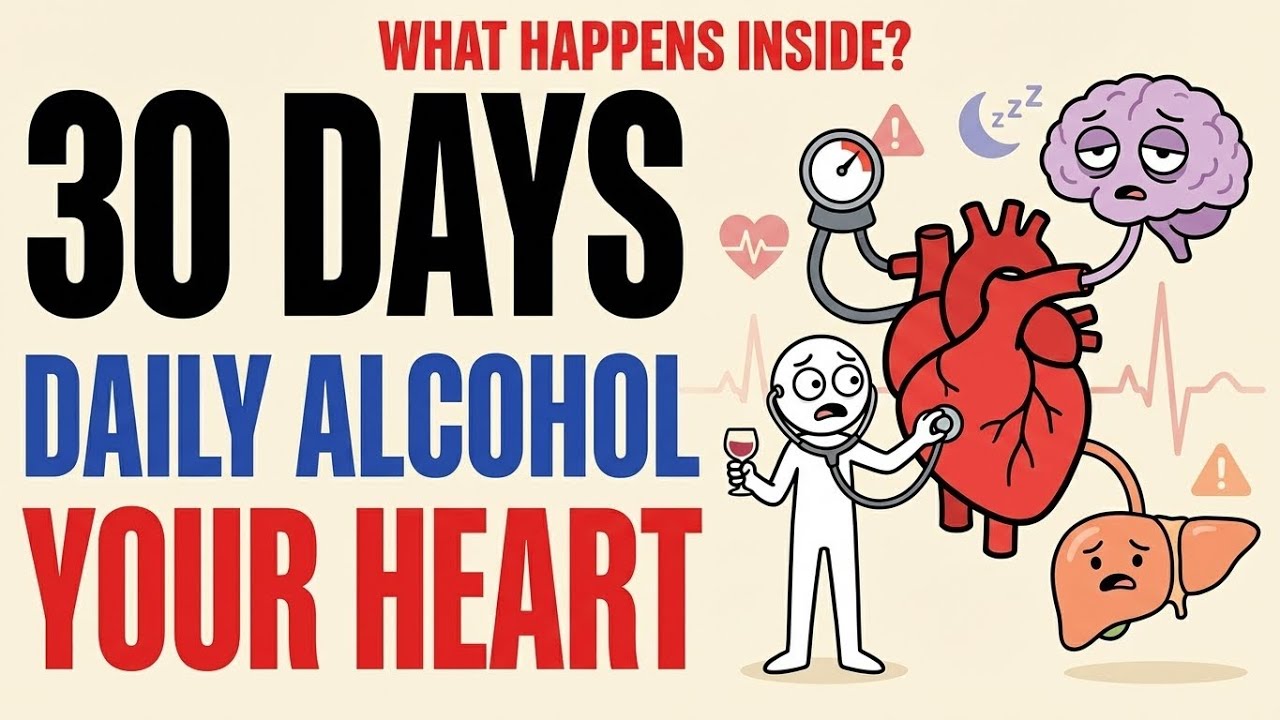 Daily Alcohol for 30 Days: The Hidden Impact on Your Heart, Blood Pressure, Brain and Sleep Quality
