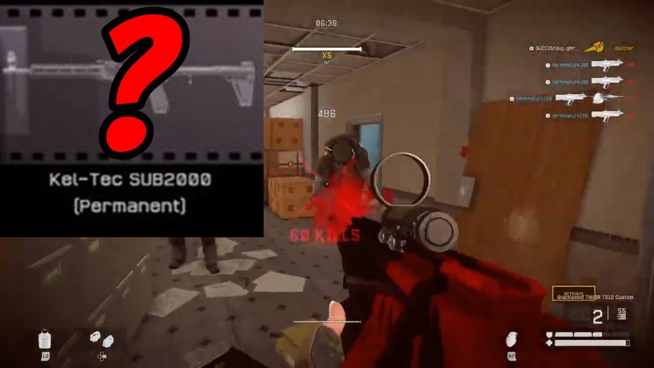 Warface How to Get Free Gun: Kel-Tec Sub2000 [Permanent] Pistol (Warface Event) PS4