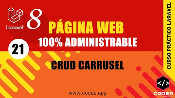 ¿Cómo es el CRUD para un carrusel de imágenes en Laravel8 ?