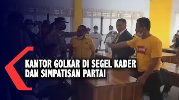 Kantoor Golkar verzegeld door partijkaders en sympathisanten
