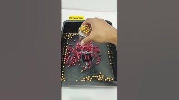3 Tier Tower of Pearls. #shortsvideo #asmr #satisfying #oddlysatisfying #pearls #drop #reverse