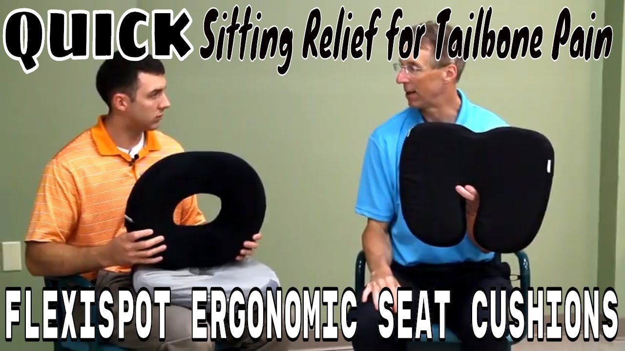 Healthy Spirit Donut Tailbone Pillow Seat -Black