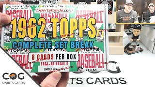 1962 Topps Baseball Cards Set Break Box - Mid-Week Video