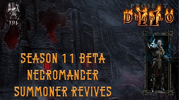 Project Diablo 2 Necromancer Guide — 18 Revives Summoner Build (S11 Beta)