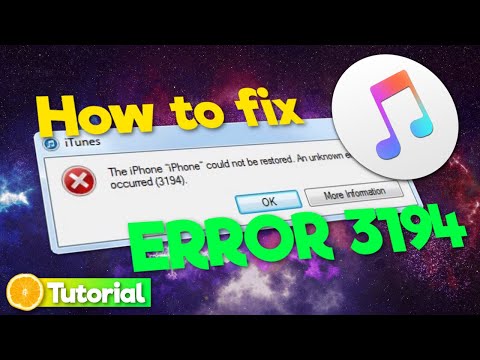 Video: Error 3194 Al Restaurar IPhone: ¿cómo Solucionarlo?