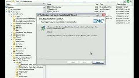 EMC Networker FastStart Demo