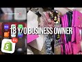 a real day in the life of an 18 year old business owner! 2022 | *business storytime + tips*