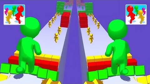 Color Run Stickman 3D|| Gameplay (iOS & Android) Walkthrough part 1